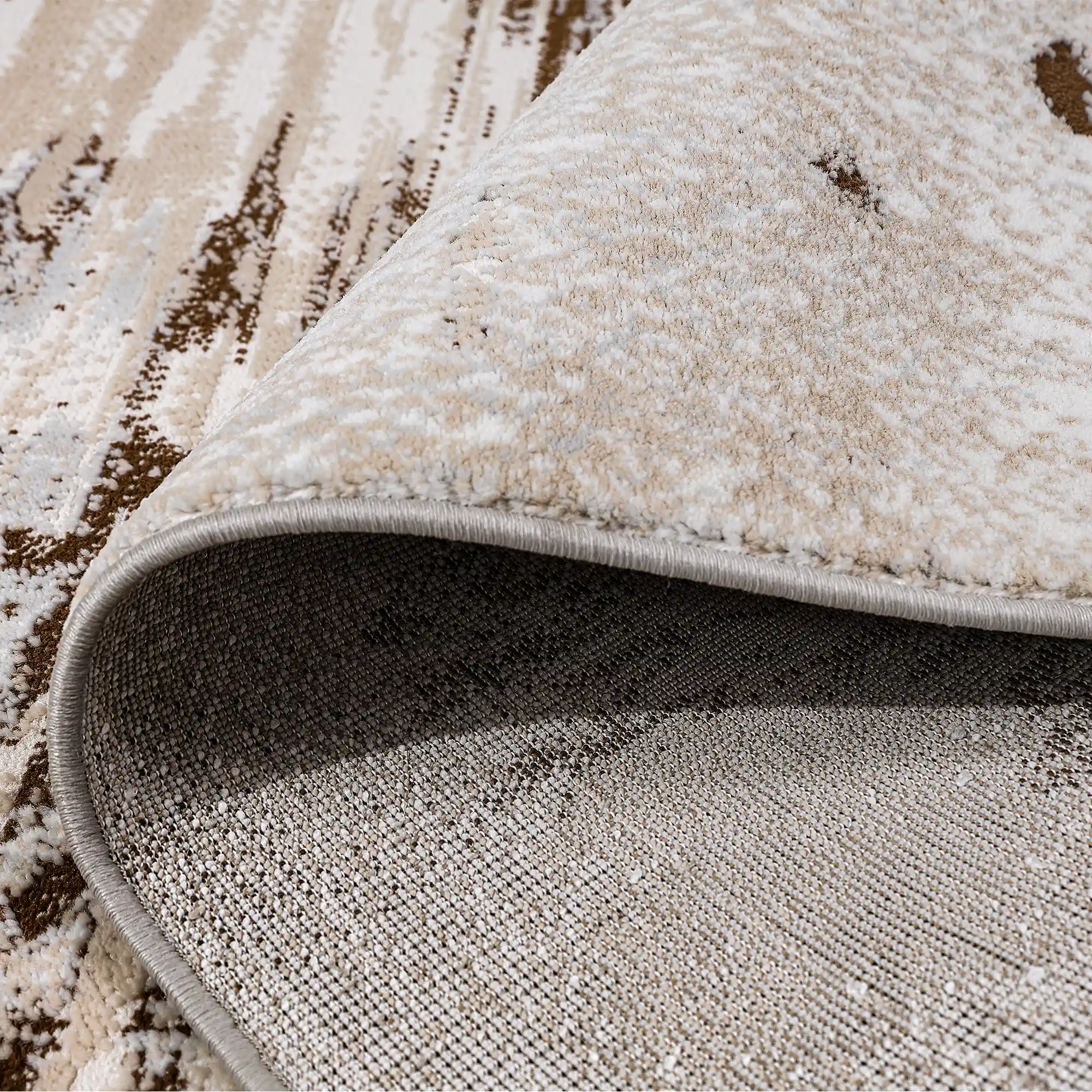 Puxina Vertical Drift Modern Living Area Rug with Vertical Blending & Mottled Urban Texture Carpet