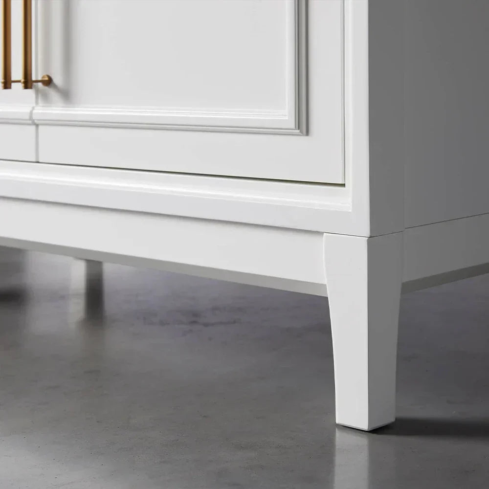 Rowan Modular Reeded Tall Display Cabinet With Glass Doors