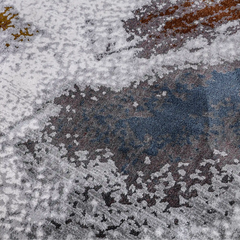 Torino Diagonal Brushfield Abstract Neutral Area Rug Artistic Style Carpet Modern Abstract Style