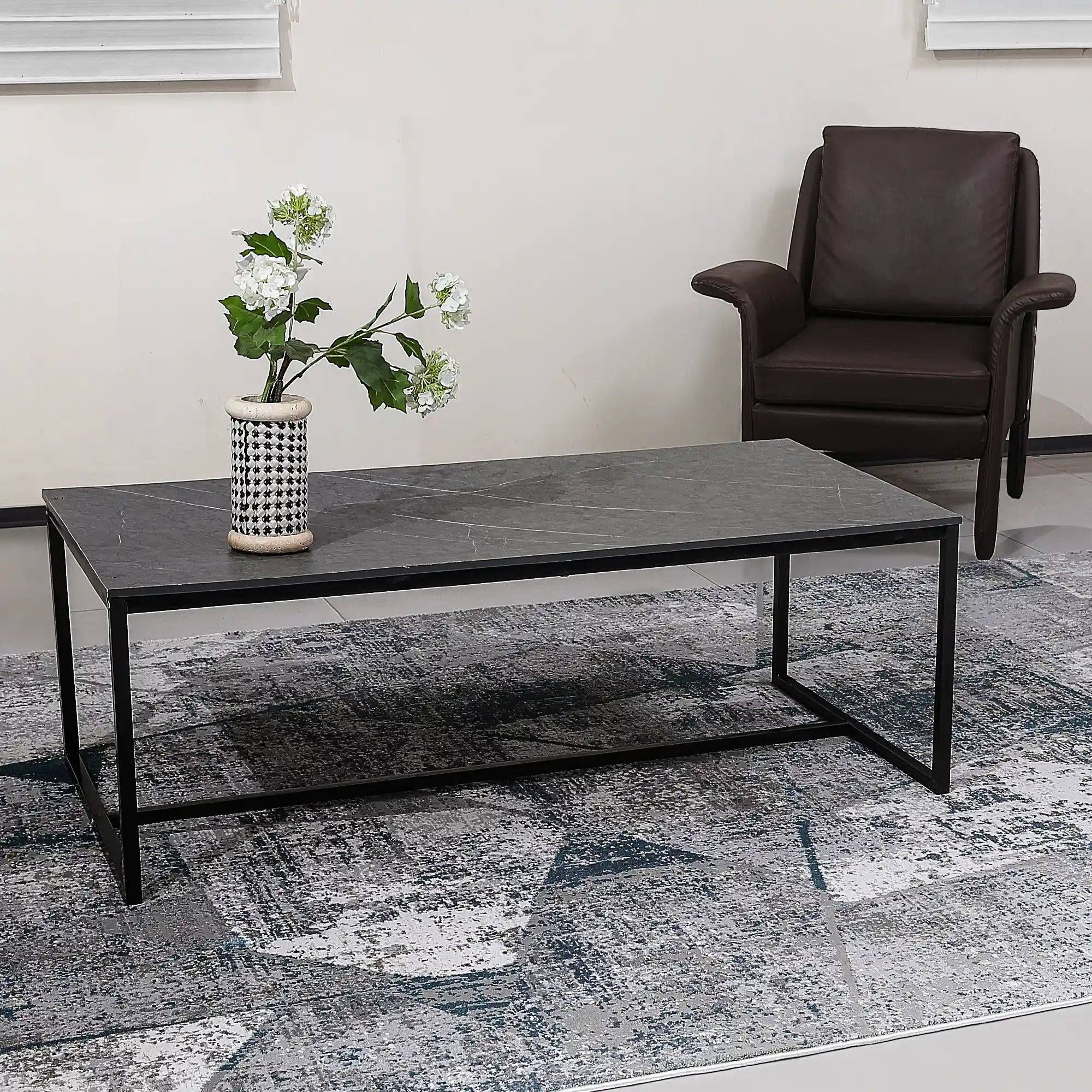 Torino Fragmented Mosaic Abstract Neutral Area Rug Modern Distressed Fragmented Geometric Style Carpet