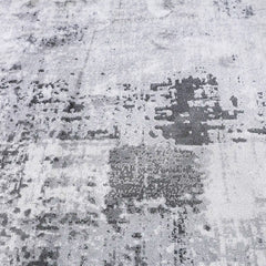 Torino Washed Linear Layered Abstract Neutral Area Rug Vintage-Style Relaxed Carpet Modern Washed Distressed Style