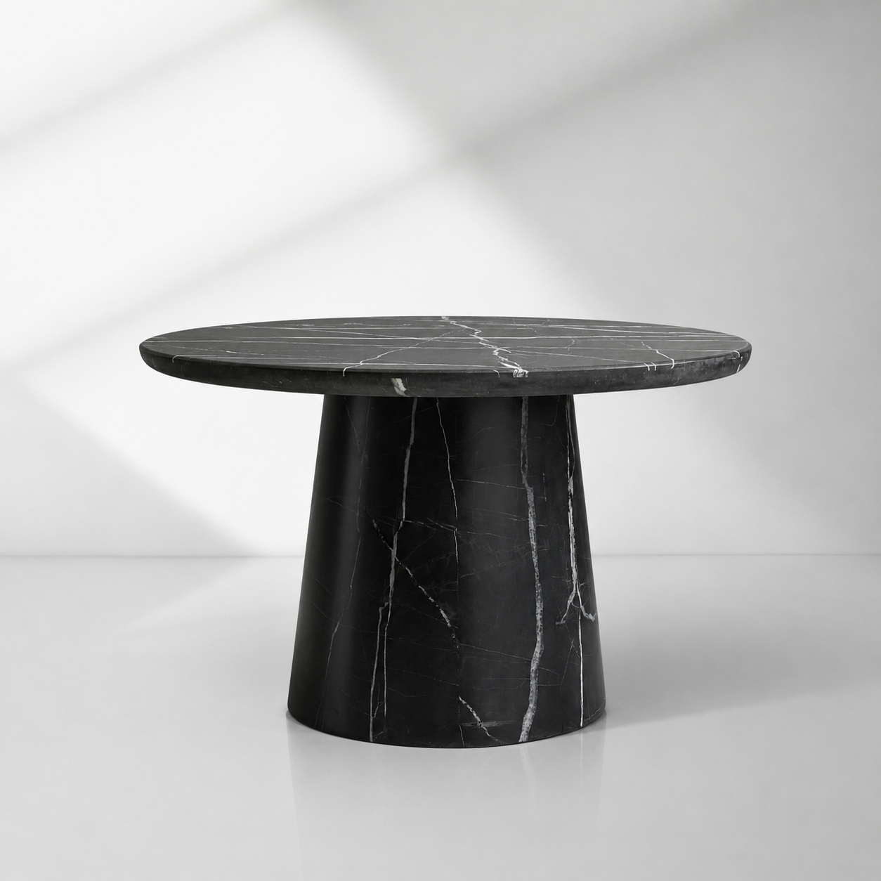 Modern Italian Marble Round Coffee Table & Nesting Set