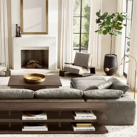 Eliza Mood Modular Wide Wood Console Table