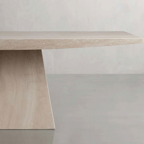 Ilaria Italian Travertine Dining Table