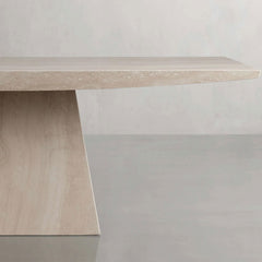 Ilaria Italian Travertine Dining Table