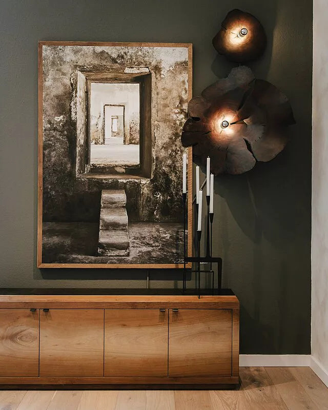 Acacius Yukas Sideboard TV Stand Wood Living Room Entrance Cabinet Unit Media Console