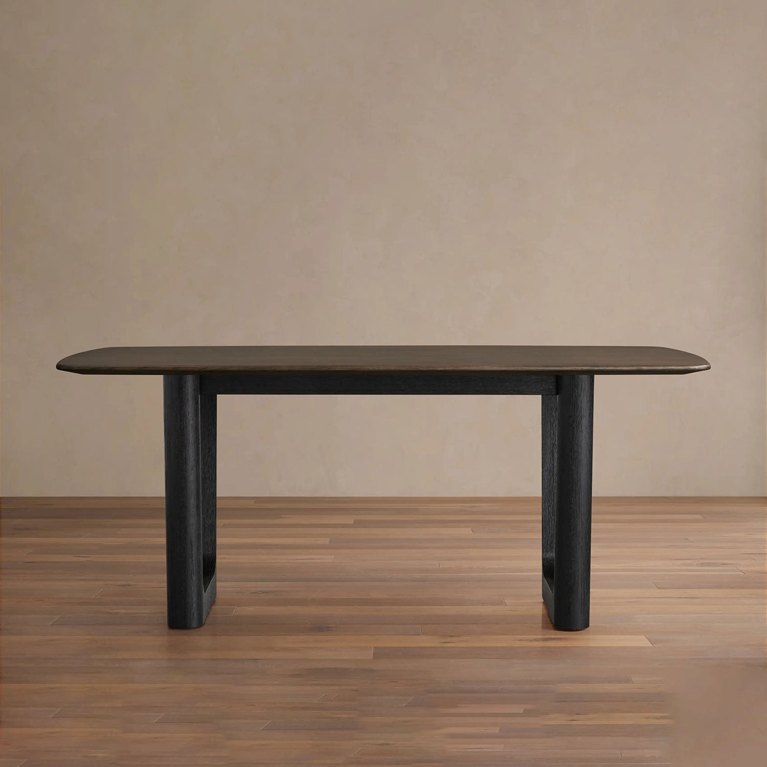 Saint Germain Wood Rectangle Dining Table With Rennes Base