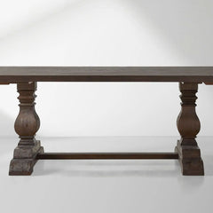 Kensington Dual Extensions Dining Table with Solid Pine Base