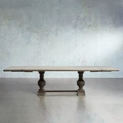 Florence Center Hand-painted Floral Extensions Dining Table