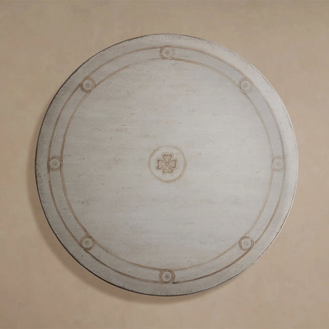 Girardi Geo Link Bell'Arte Hand-Painted Round Dining Table