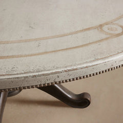 Girardi Geo Link Bell'Arte Hand-Painted Round Dining Table