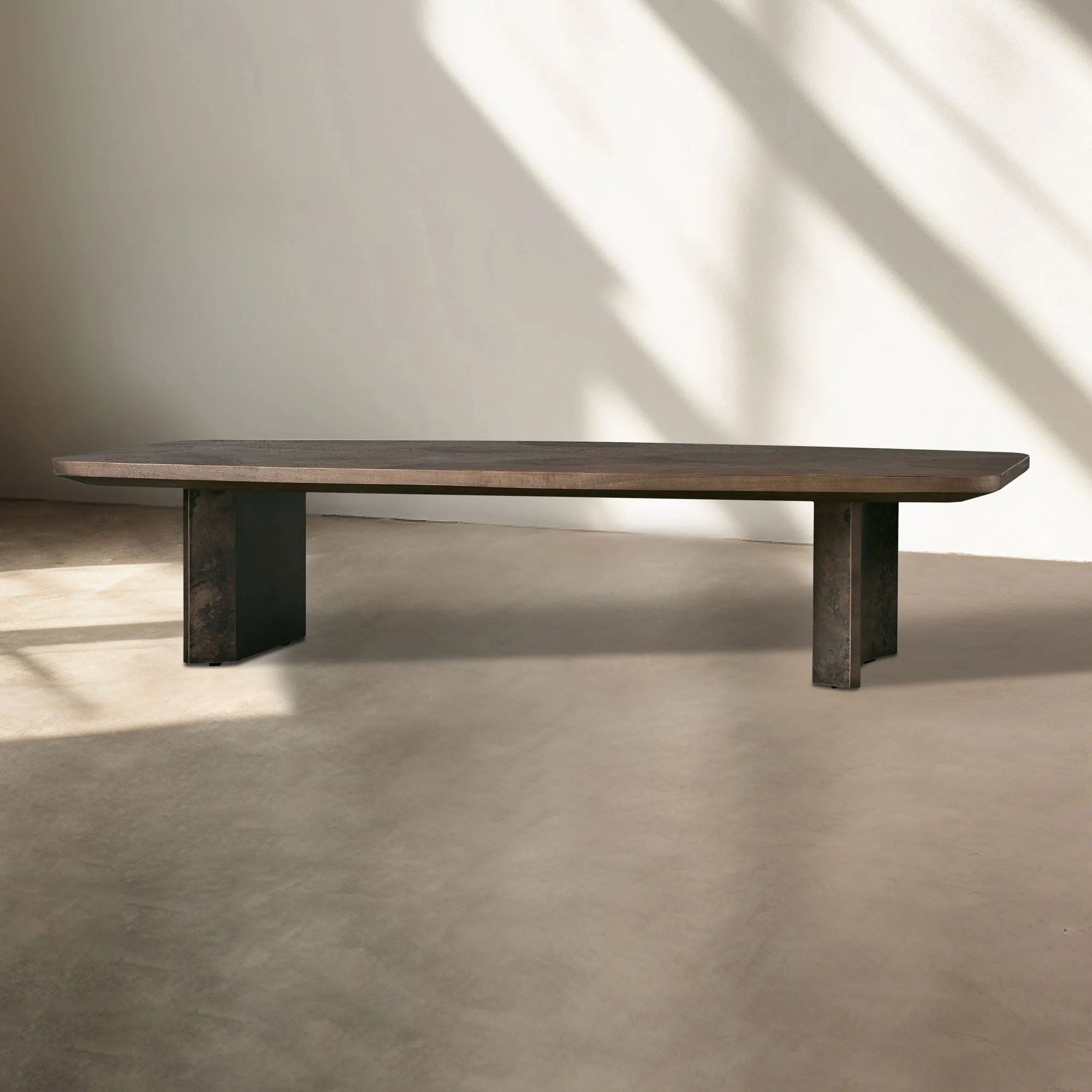 Pola Wood Coffee Table Wabi-Sabi Living Room Center Tea Table
