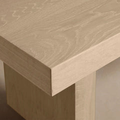 Modern Rustic Calvin Rectangle Oak Dining Table