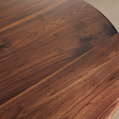 Jacob Modern Simplicity Round Dining Table with Vertex Base