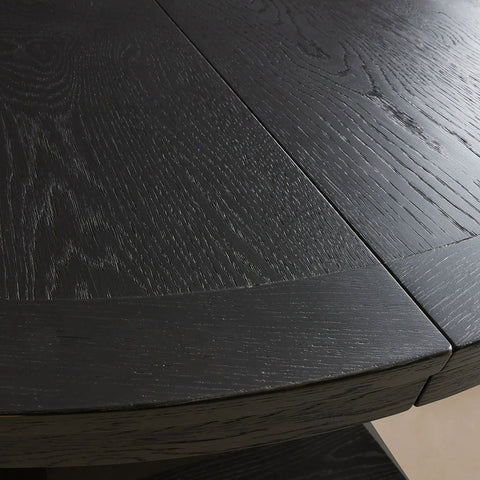 Leighton Round Extension Dining Table with 2 Leaves