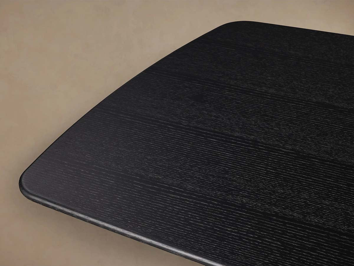 Saint Germain Oak Wood Top Dining Table with Toulouse Base