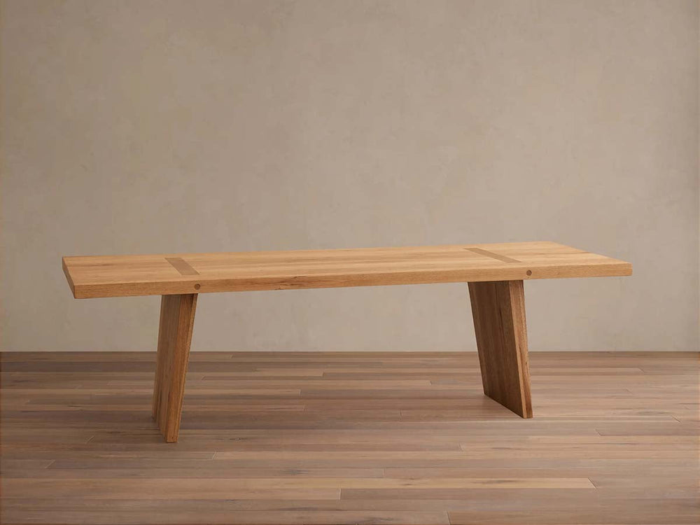 Panta Collection Table Panta Romanian Oak Dining Table Rectangle Wood Dining Table – Halo Loom