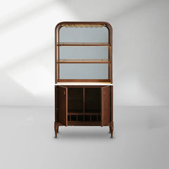 Frances Bar Cabinet | Mahogany Wood Liquor Cabinet