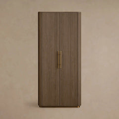 Finnley Wood Tall Cabinet Living Room Country Storage Cabinet with Doors