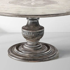 Bell’Arte Round Dining Table Hand-Painted in Italy Floral