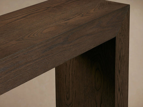 Sullivan Entryway Console Table Solid Oak Hallway Entrance Table