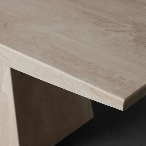 Ilaria Italian Travertine Dining Table