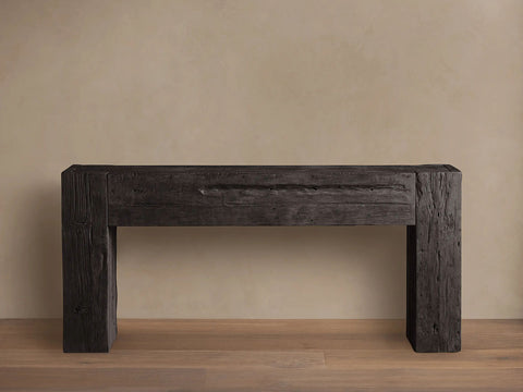 Ubud Wood Entrance Console Table Reclaimed Teak Sidewalk Table