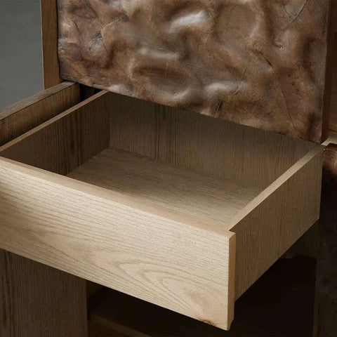 Condesa Hand-Carved Cabinet With 2 drawers