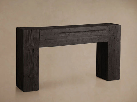 Ubud Wood Entrance Console Table Reclaimed Teak Sidewalk Table