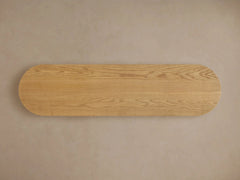 Finnley Reeded Wood Console Table Rural Hallway Entryway Table