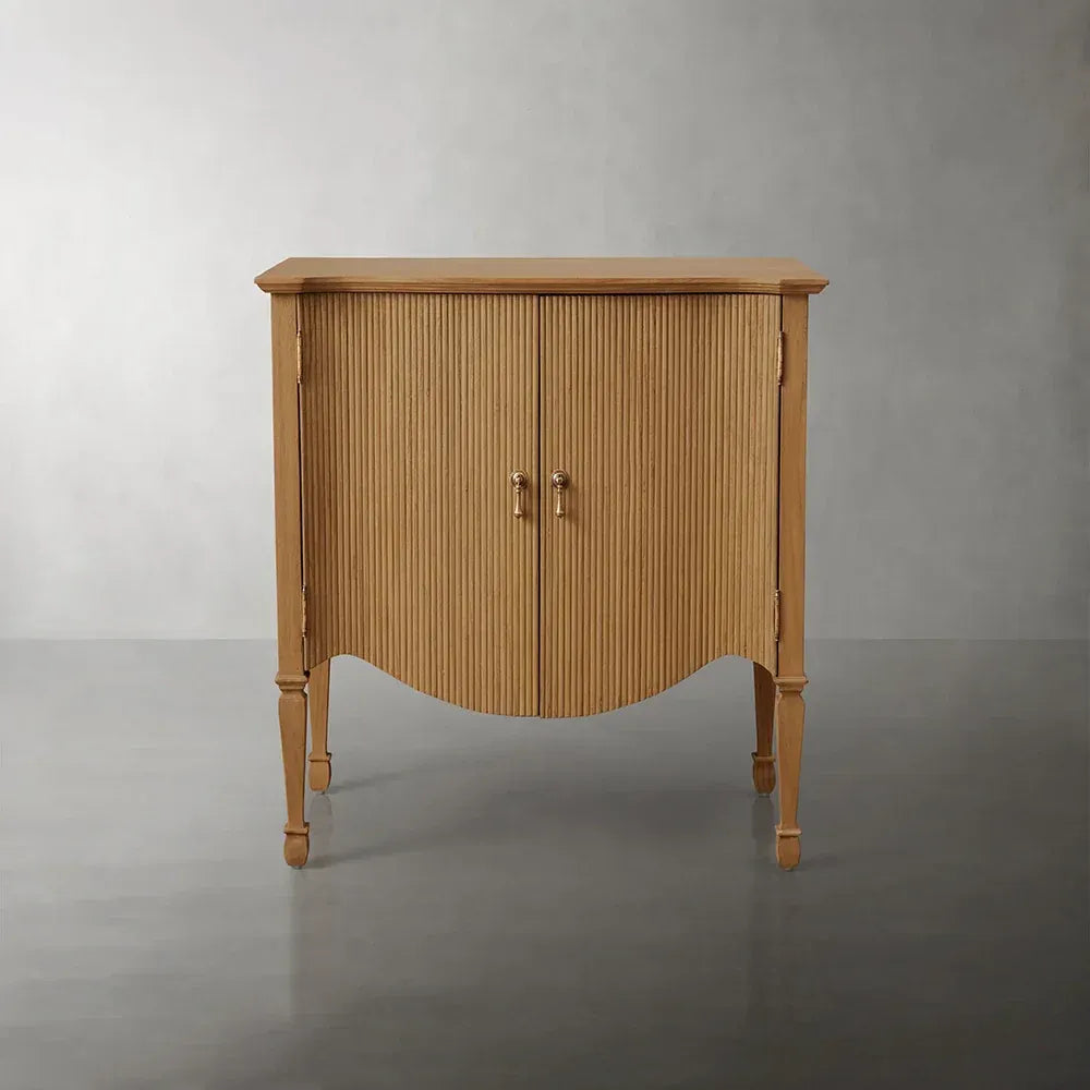 Conrad Hall Chest Cabinet Solid Birch Wood Sideboard
