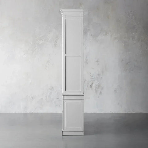 Athens Narrow Bookcase Single Row Display Cabinet
