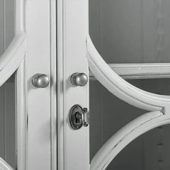 Athens Modular Single Wooden Display Cabinet with Glass-Front