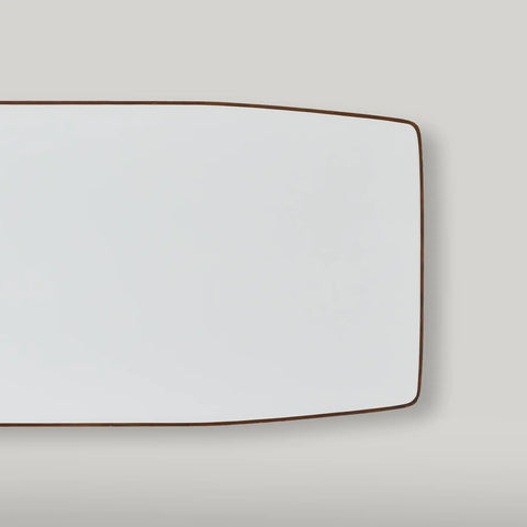 Ambra Modern Rectangle Dining Table With Inset Glass Top