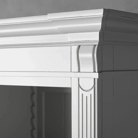 Athens Narrow Bookcase Single Row Display Cabinet