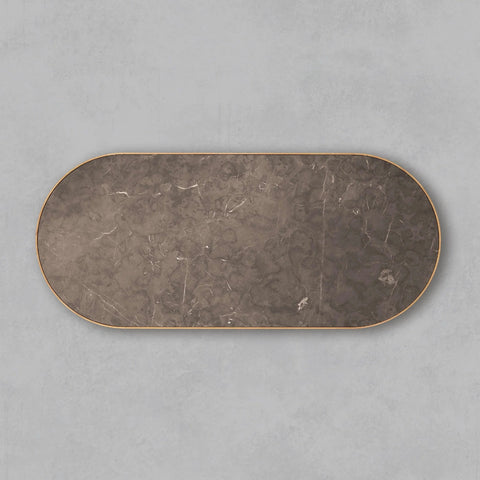 Luxury Aster Dining Table With Stone Inlay Top