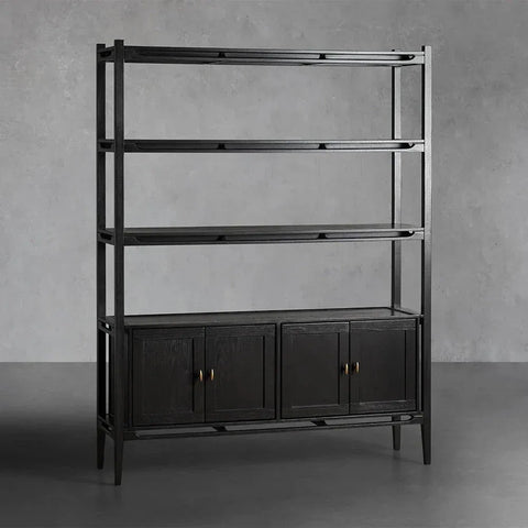 Brock Bookcase in Dark Twilight Finish
