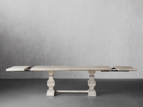 Cerea Amalfi Dual Extensions Rectangular Dining Table