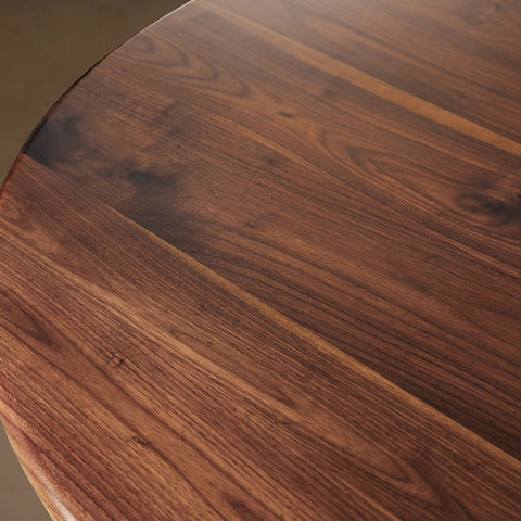 Jacob Round Dining Table with Wade Solid Cast Iron Base