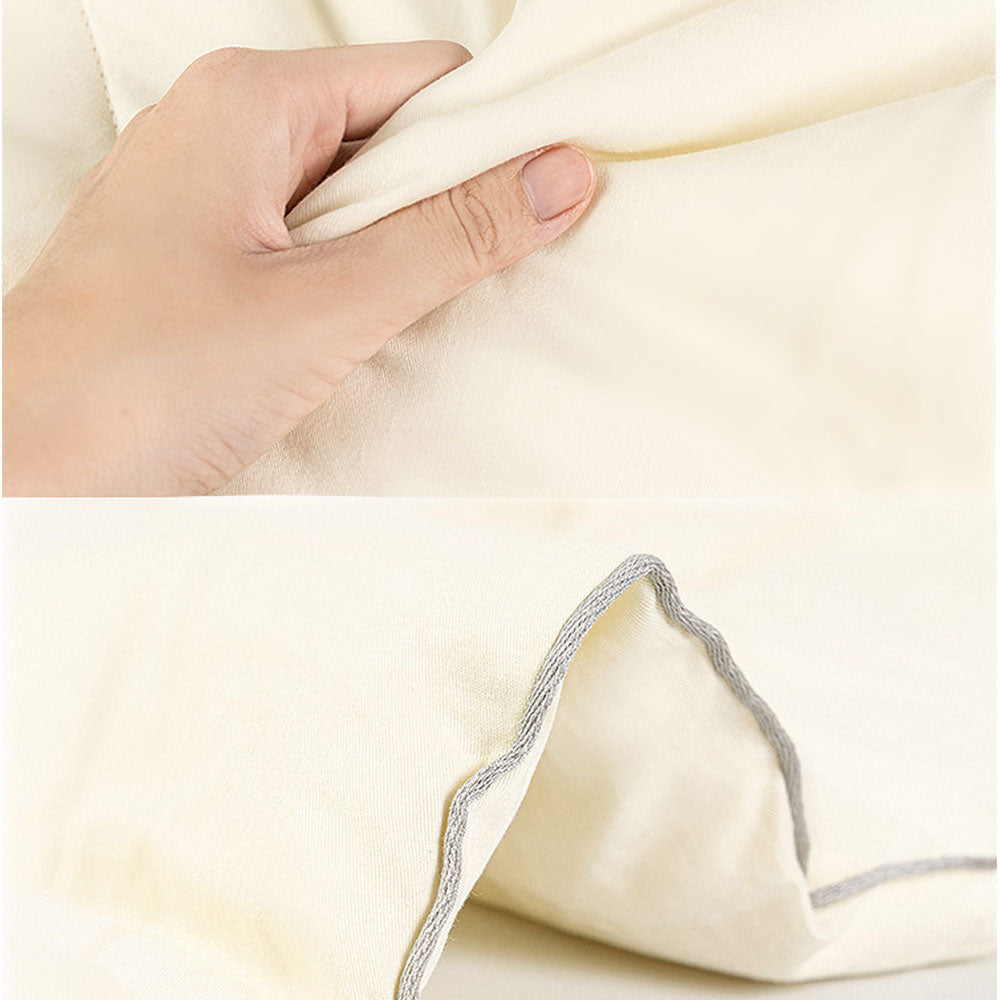 Light Luxury Reversible Pillow Blanket 100% Cotton Machine Washable AC Comforter
