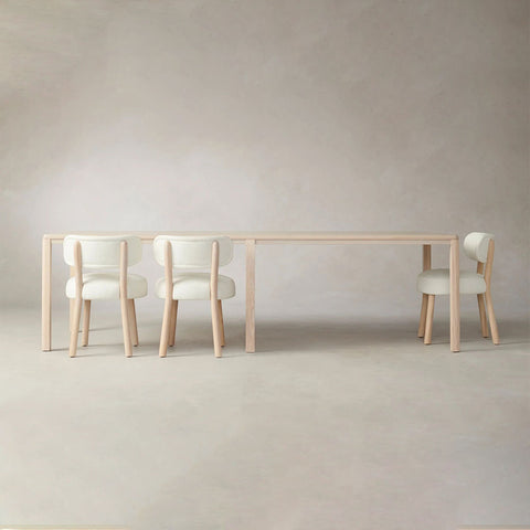 Ford Ash Wood Rectangle Rural Dining Table