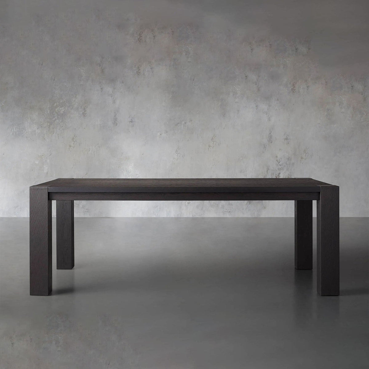 Parsons Solid Oak Rectangle Dining Table