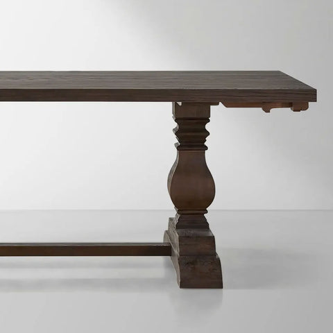 Kensington Dual Extensions Dining Table with Solid Pine Base