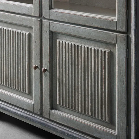 Giotto Antique Cabinet with Glass Doors