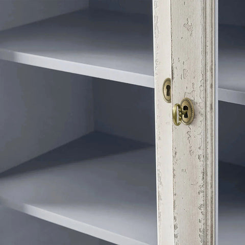 Giotto Antique Cabinet with Glass Doors