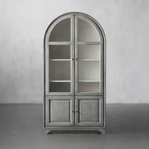 Giotto Antique Cabinet with Glass Doors