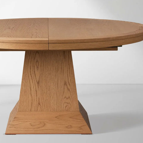 Leighton Round Extension Dining Table with 2 Leaves