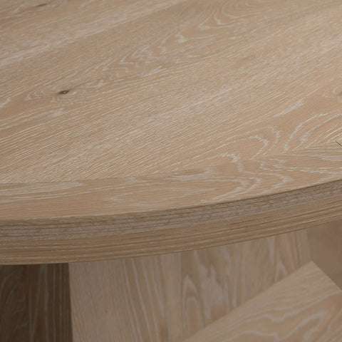 Leighton Round Extension Dining Table with 2 Leaves