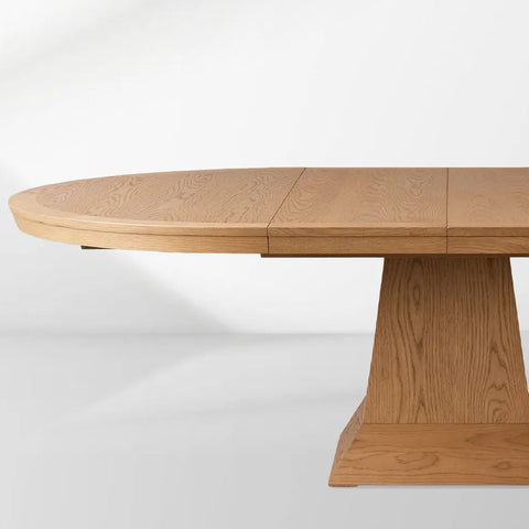 Leighton Round Extension Dining Table with 2 Leaves