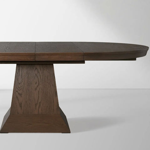 Leighton Round Extension Dining Table with 2 Leaves